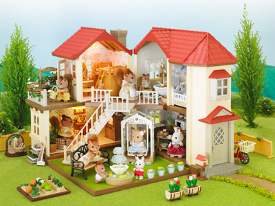 Набор Sylvanian Families. Большой дом со светом (новый)