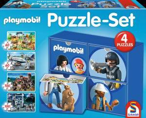 Пазл Playmobil, 2x60, 2x100 элементов