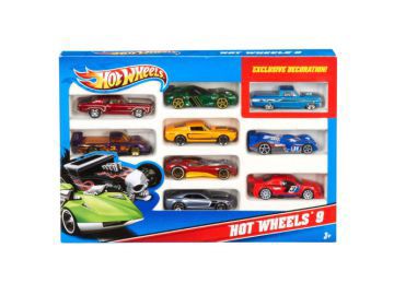 Набор машинок Mattel Hot Wheels Подарочный 10 машинок