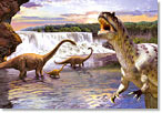 Пазл Castorland 260 деталей Динозавры-2, средний размер элементов 1,9?1,7 см