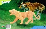 Модель деревянная сборная "Тигр" (6пласт.)