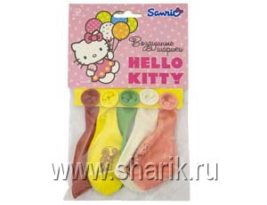Набор шаров Hello Kitty 30см 5шт