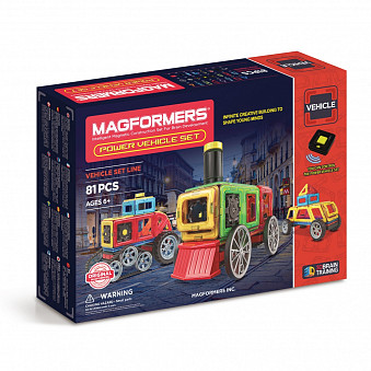 Магнитный конструктор MAGFORMERS  Power Vehicle Set