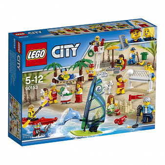 Конструктор LEGO CITY  Отдых на пляже - жители