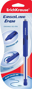 Ручка гелевая сo стираемыми чернилами ErichKrause ErgoLine Erase, в в блистере пое (1 шт.)