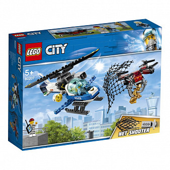 Конструктор LEGO CITY Police Воздушная полиция: погоня дронов