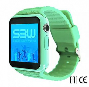 Часы Smart Baby Watch SBW 2 (зеленые)