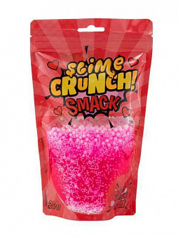 Слайм Crunch-slime SMACK с ароматом земляники, 200 г