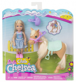Кукла  "Семья Barbie" Челси с пони в ассортименте Barbie