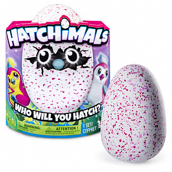 Интерактивная игрушка Hatchimals - Пингвинчик розовый