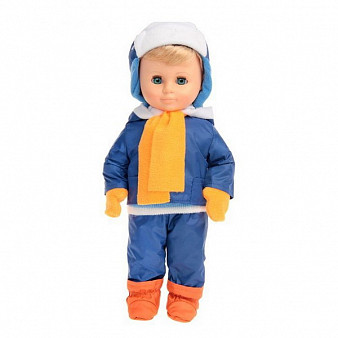 Кукла Мальчик дидактический 43 см. с комплектом сезонной одежды