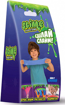 Набор для мальчиков малый "Slime" "Лаборатория", синий, 100 гр