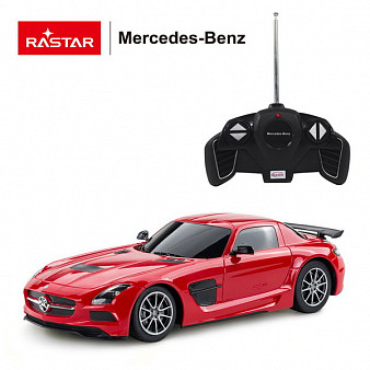 Машина р/у 1:18 Mercedes-Benz SLS AMG Цвет Красный