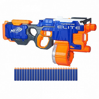 NERF НЁРФ ЭЛИТ. Хайперфайр бластер