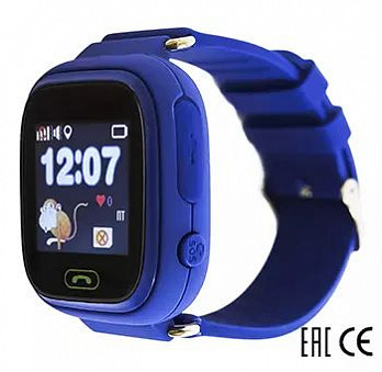 Часы Smart Baby Watch Q80 (синие)