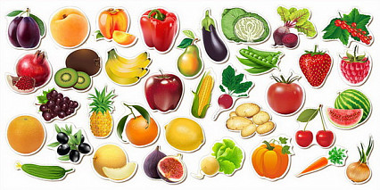 Пазл-набор "Овощи, фрукты, ягоды"