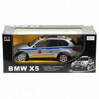 Машина р/у 1:14 BMW X5 полицейская световые эффекты