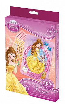 Чудо-Творчество. Disney Princess™ Мозаика самоклеящаяся Бель, 200 элементов, возраст 4+