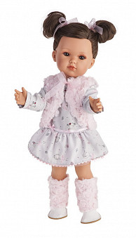 Кукла Белла в розовом жилете , 45см