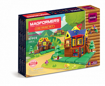 Магнитный конструктор MAGFORMERS  Log House Set