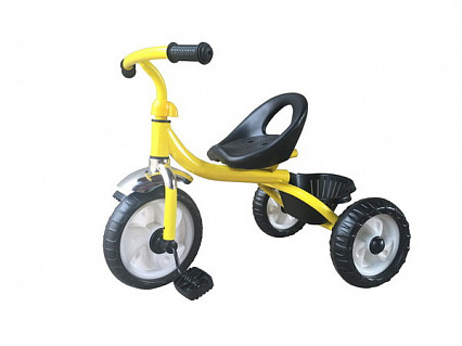 Велосипед 3-х колесный, желтый, 69x44x52см