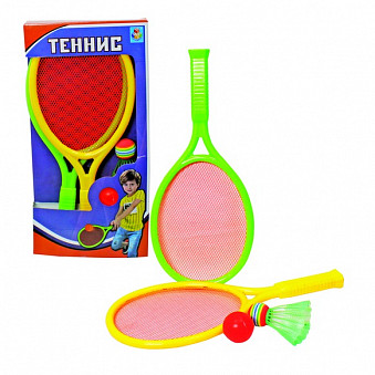 Набор 1TOY  Теннис ( ракетки, мячик)
