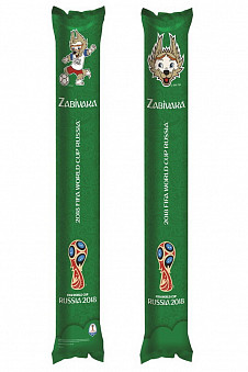Палки-стучалки надувные 2 шт 60х10 см, соломинка для надувания, в пакете 40шт/ш-бок FIFA-2018