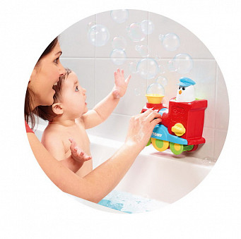 Игрушка для ванны Весёлый паровозик с мыльными пузырями Toomies