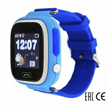 Часы Smart Baby Watch Q80 (голубые)
