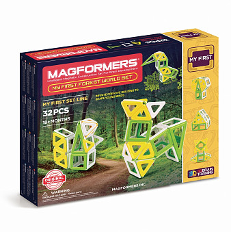 Магнитный конструктор MAGFORMERS  My First Forest 32 set