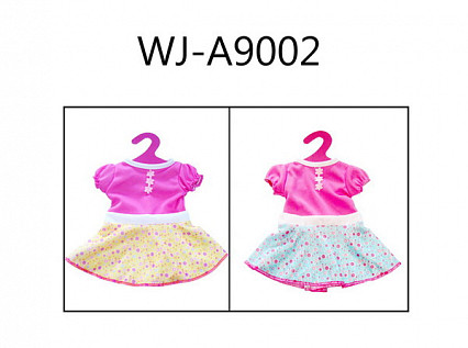 Одежда для кукол: платье, 2 вида в ассортименте, 25x1x36см