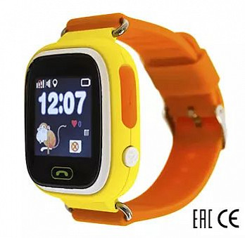 Часы Smart Baby Watch Q80 (желтые)