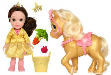 Кукла Малышка с конем, Disney Princess, 15 см