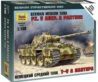 Модель сборная "Немецкий средний танк Т-V "Пантера"