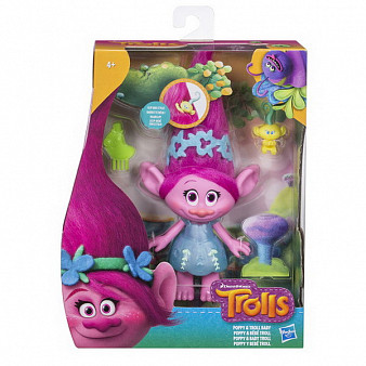 TROLLS. Фигурка тролля c заколочками для волос