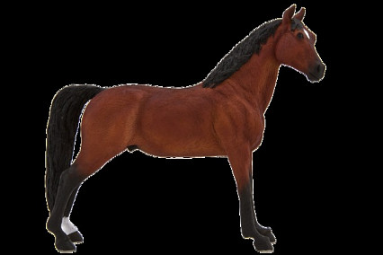 Лошадь породы Морган рыжая 14х4,5х12,5см