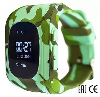 Часы Smart Baby Watch Q50 (хаки)