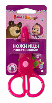 Ножницы пластиковые "Маша и Медведь"