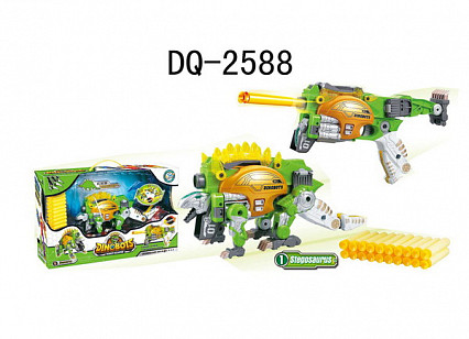 Dinobots 2в1 робот-бластер, зеленый, 50х32х15 см