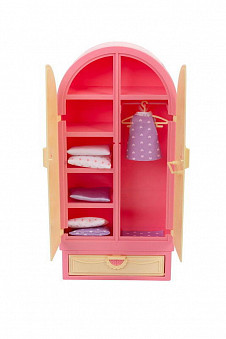 Шкаф "Маленькая принцесса" (нежно-розовый)