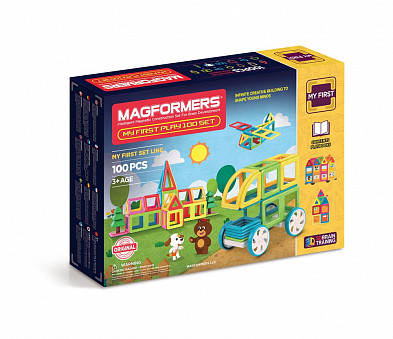 Магнитный конструктор MAGFORMERS  My First Play 100