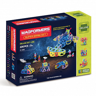 Магнитный конструктор MAGFORMERS  Super Brain Up set