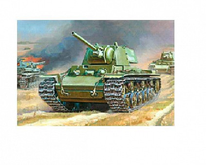 Модель сборная "Тяжелый советский танк КВ-1" (Россия)