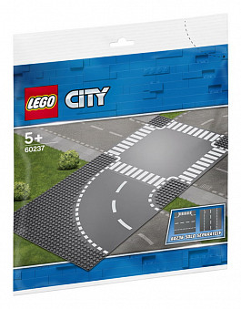 Конструктор LEGO CITY Supplementary Поворот и перекрёсток