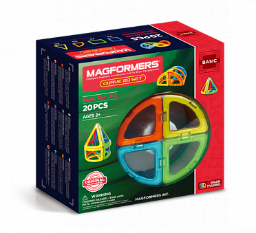 Магнитный конструктор MAGFORMERS Curve 20