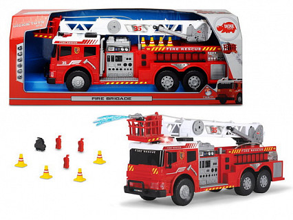 Пожарная машина с водой, 62 см.,свет, звук, аксессуары