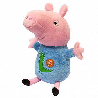 PEPPA PIG. Мягкая игрушка ДЖОРДЖ , 25см озвученный, т.м. Peppa Pig