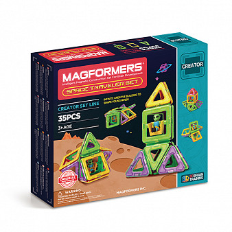 Магнитный конструктор MAGFORMERS  Space Traveler set