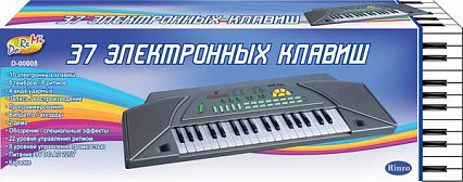 Детский синтезатор (пианино электронное), 37 клавиш, 70см