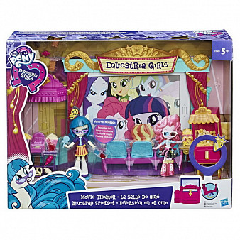 MLP. Equestria Girls Игровой набор мини-кукол  "Кинотеатр"